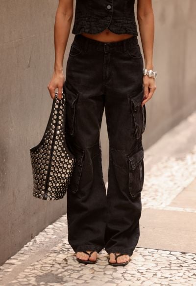 Calça Cargo Urban Black