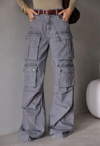 Calça Cargo Utility Gray Estonado