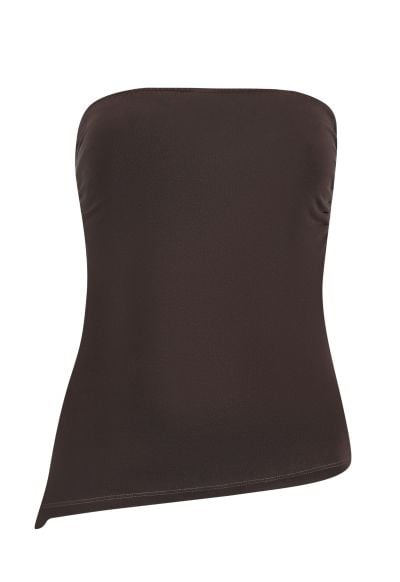 Blusa Ombro a Ombro Flow Marrom