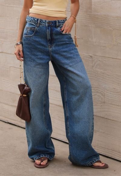 Calça Baggy Bastille Dirty Wash