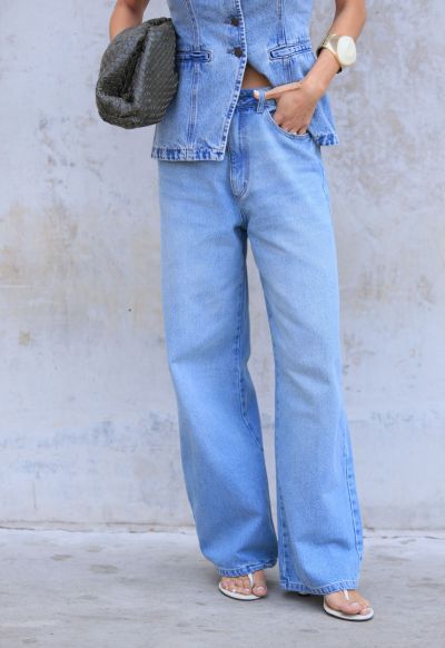 Calça New Baggy Claro Vintage