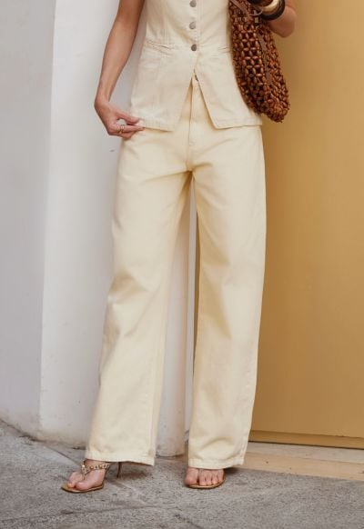 Calça New Baggy Amarela