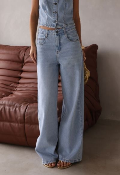 Calça Baggy Bastille Claro