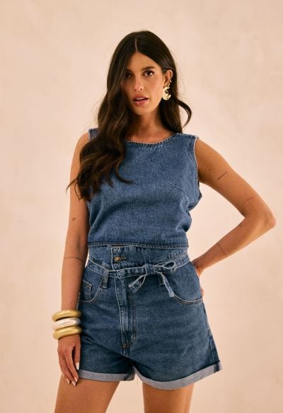 Short Cós Virado Amalfi Médio