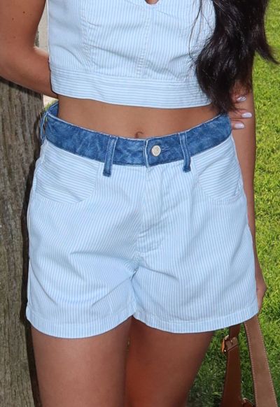 Short Mom Stripes Coast Blues