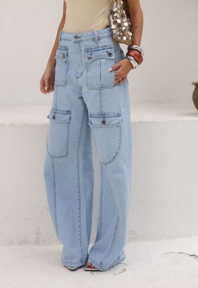 Calça Cargo Oasis Claro