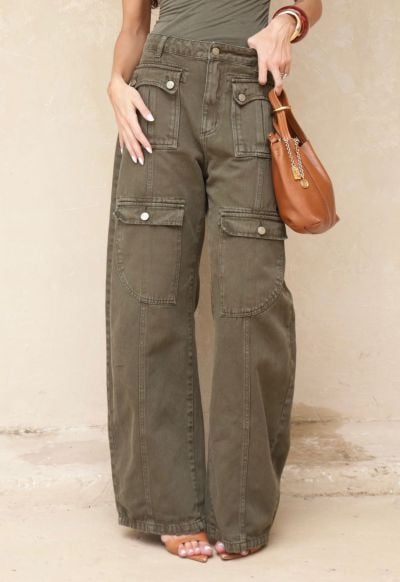 Calça Cargo Oasis Verde Coco