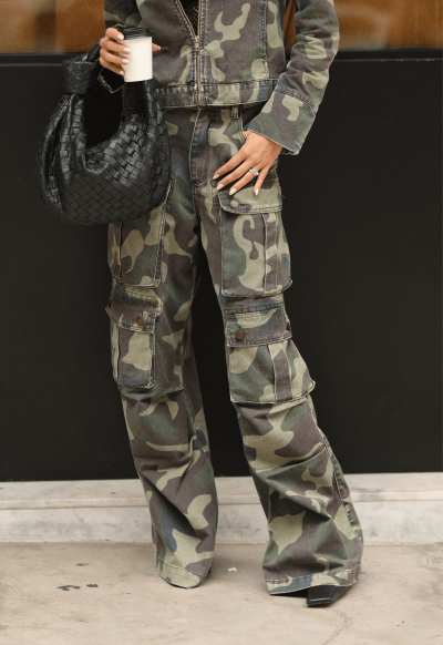 Calça Cargo Utility Camuflada