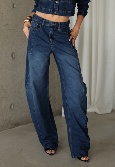Calça Barrel Signature Dirty Wash